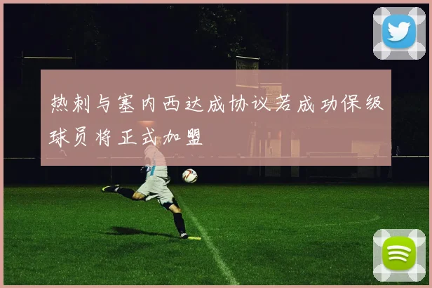 热刺与塞内西达成协议若成功保级球员将正式加盟
